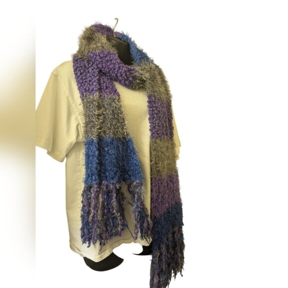 Charter Club Knitted Scarf with Fringe -NWT - Picture 2 of 7